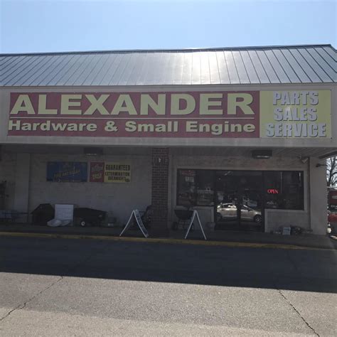 Alexander hardware - Alexander Hardware & Small Engine. Alexander Hardware & Small Engine is located at 7401 Old Pascagoula Rd in Theodore, Alabama 36582. Alexander …